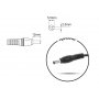 Fujitsu Amilo / Amilo Pro XI2550 Зарядно за лаптоп 120W 20V 6A (5.5x2.5) - fujitsu, maxdata, gericom