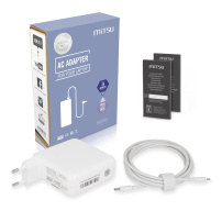Зарядно Mitsu 87W USB type C USB-C (white)